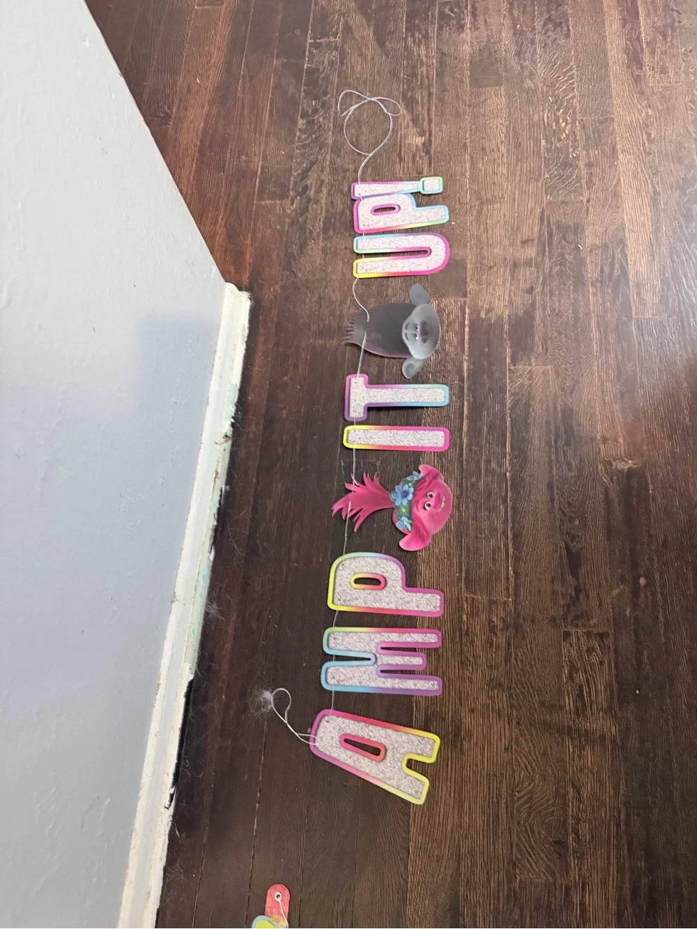 Trolls-Themed Birthday Party Banner - Official Character Decor